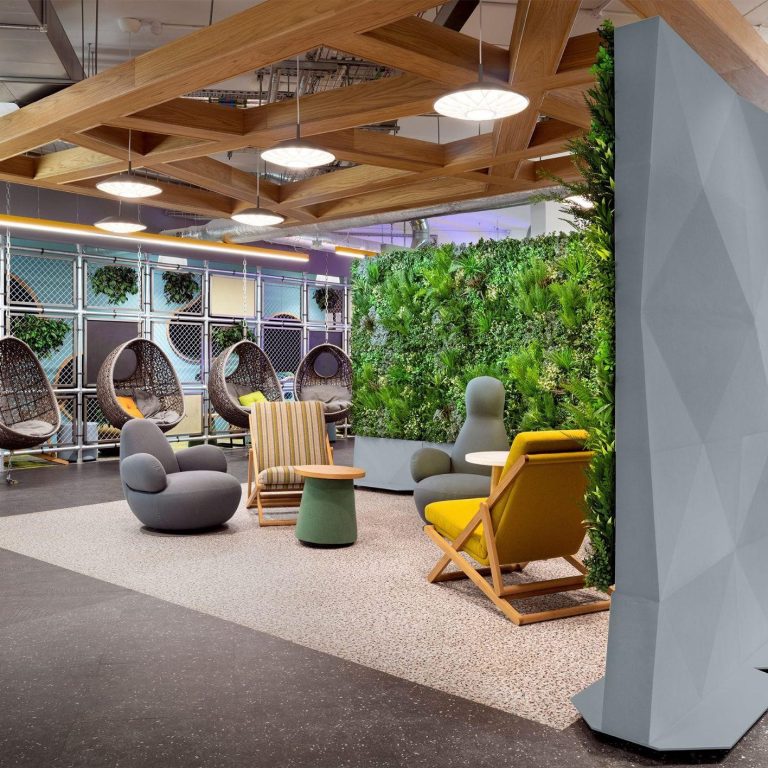 foliascreen - artificial plant wall for office